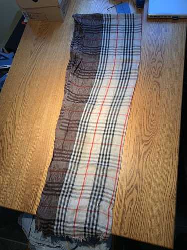 Burberry Rare double pattern Burberry scarf - image 1