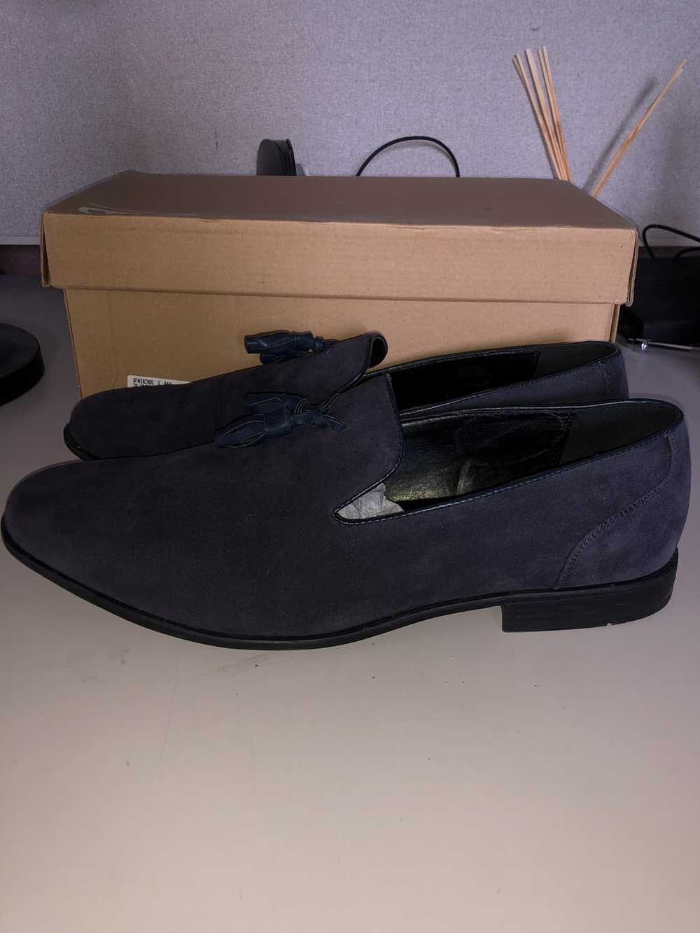 Asos ASOS navy blue loafers - image 1