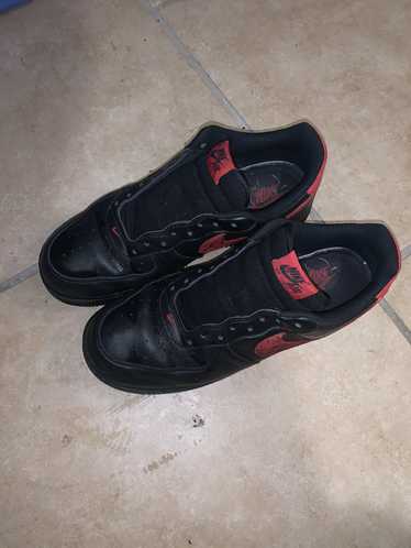 Nike Paisley black and red Jordan 1 - image 1