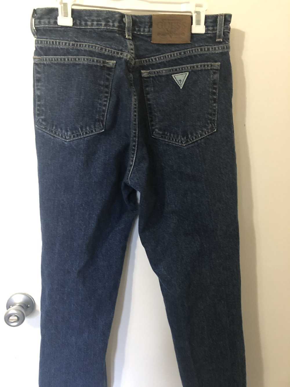 Guess Vintage Guess Dark Blue Denim Jeans - image 4