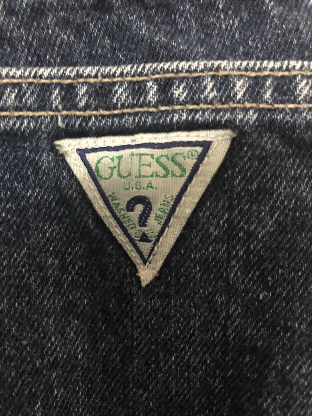 Guess Vintage Guess Dark Blue Denim Jeans - image 5
