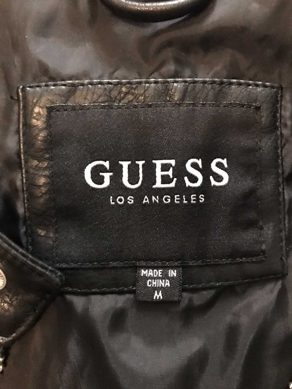 Guess Guess Leather Jacket Black - image 2