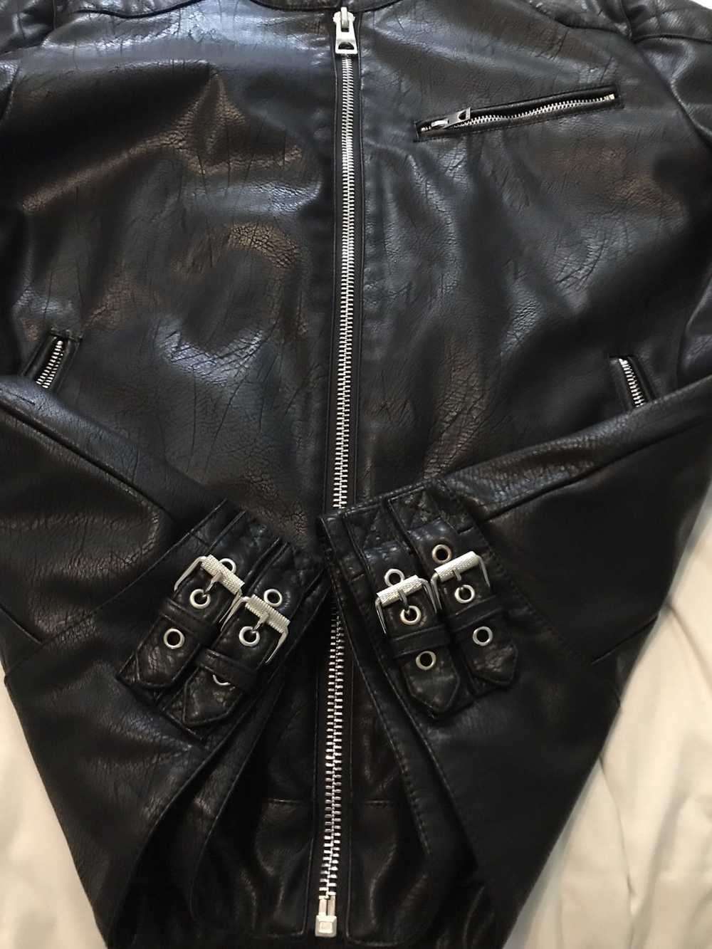 Guess Guess Leather Jacket Black - image 4