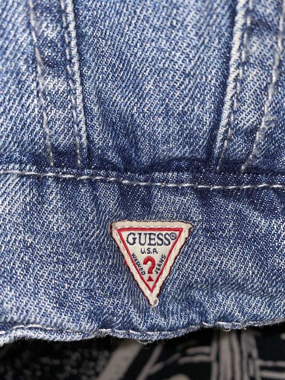 Guess × Vintage Guess Sherpa lined denim jacket - image 3