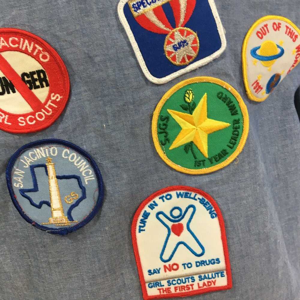 Dickies 80's Dickies Girl Scouts Patches CHAMBRAY… - image 3