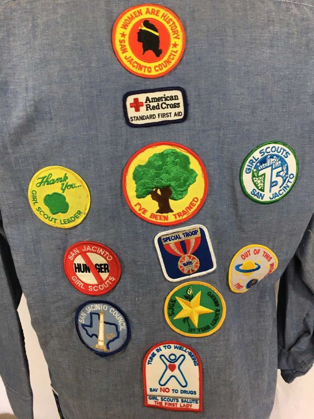 Dickies 80's Dickies Girl Scouts Patches CHAMBRAY… - image 4