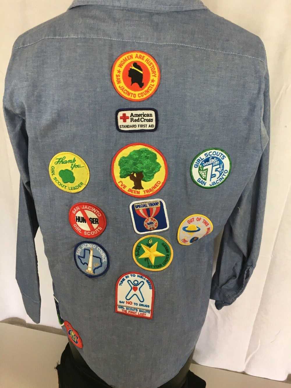 Dickies 80's Dickies Girl Scouts Patches CHAMBRAY… - image 7