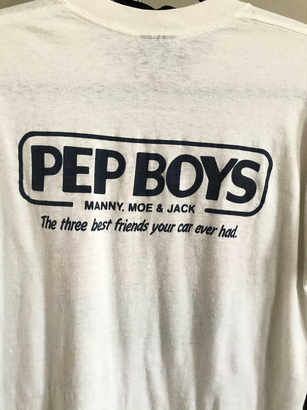 Vintage Vintage 1970's Pep Boys Graphic T-Shirt - image 10