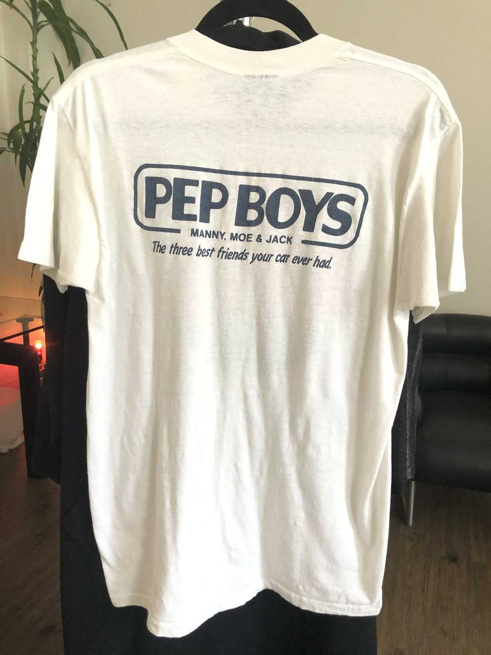 Vintage Vintage 1970's Pep Boys Graphic T-Shirt - image 9