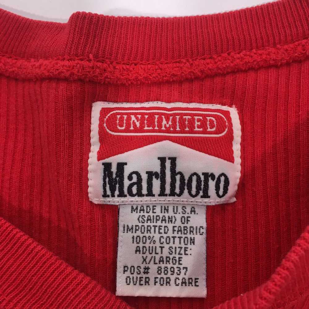Marlboro Unlimited 80’s Marlboro Red Ribbed Henle… - image 5