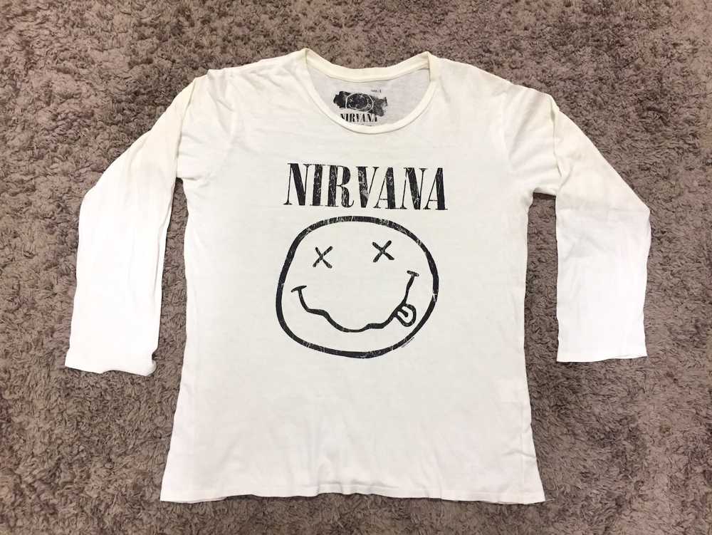 Band Tees × Giant × Nirvana NIRVANA smile logo - image 1