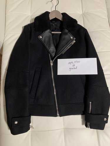 Iro Iro wool and leather rider jacket