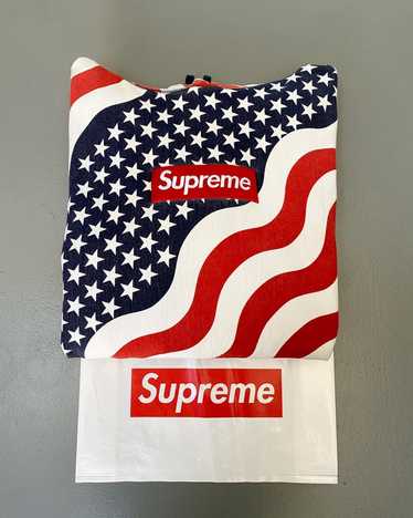 Supreme USA, brand, flag, logo, modern, top, trend, HD phone