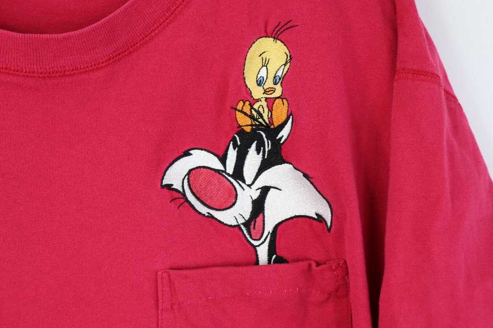 Vintage Vintage 90s Mens Looney Tunes Tweety Bird… - image 5