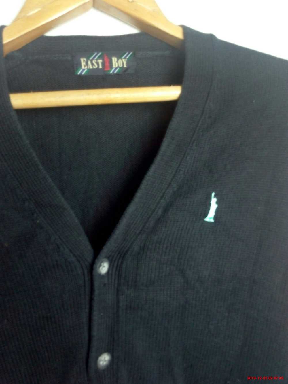 Vintage East boy cardigan sweater knit - image 2