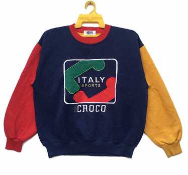 Italian Designers × Vintage COCCO CROCO Sweatshir… - image 1