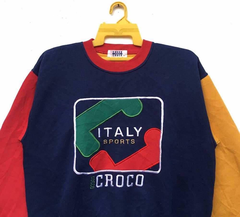 Italian Designers × Vintage COCCO CROCO Sweatshir… - image 2