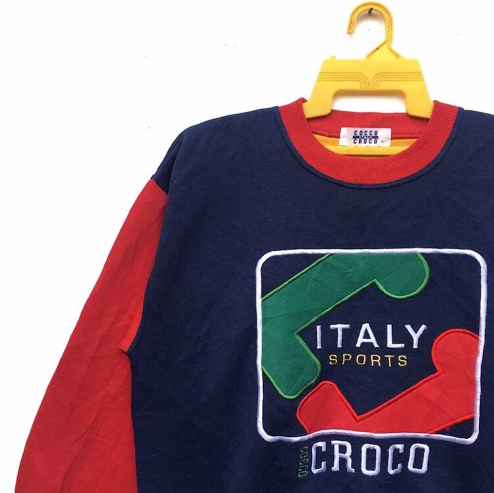 Italian Designers × Vintage COCCO CROCO Sweatshir… - image 3