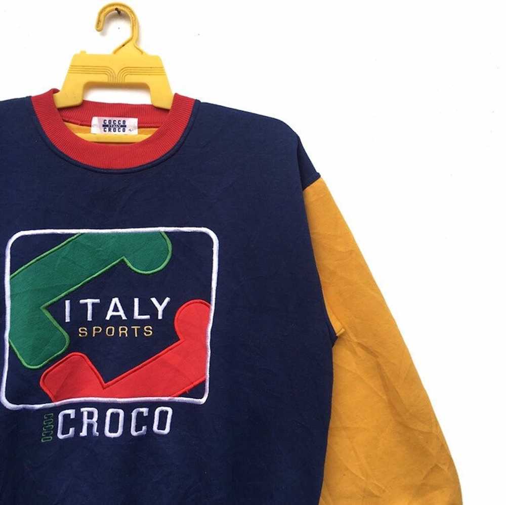 Italian Designers × Vintage COCCO CROCO Sweatshir… - image 4