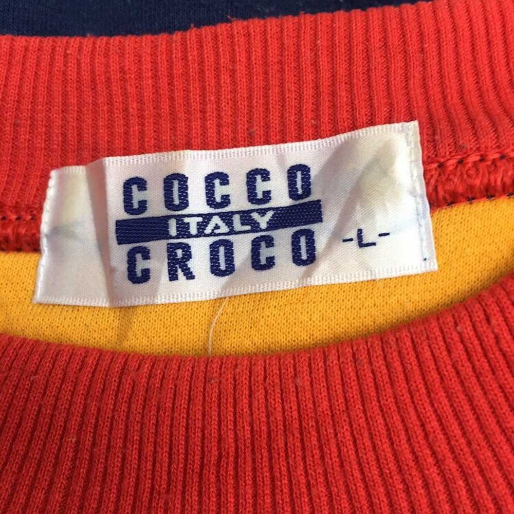 Italian Designers × Vintage COCCO CROCO Sweatshir… - image 6