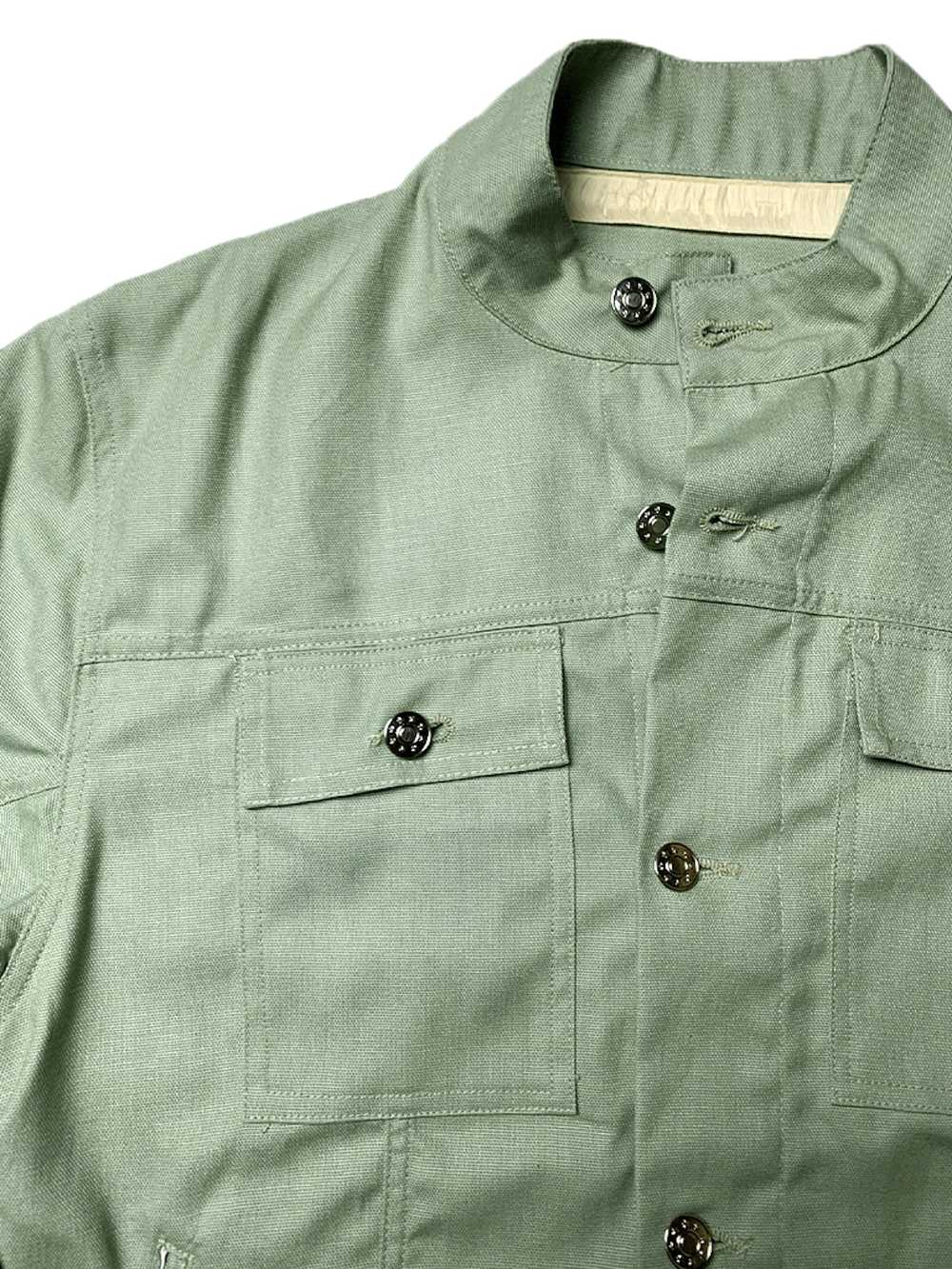 Eckhaus Latta Sage Green Military Shirt Jacket - image 2