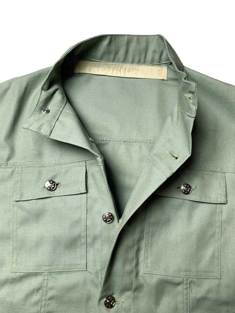 Eckhaus Latta Sage Green Military Shirt Jacket - image 3