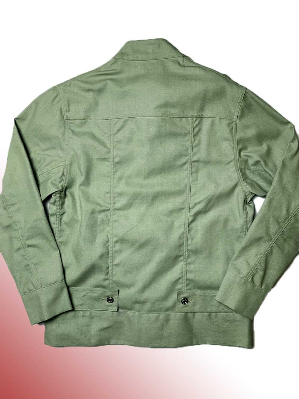 Eckhaus Latta Sage Green Military Shirt Jacket - image 6