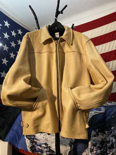 Leather Jacket × Vintage Leather jacket Cream