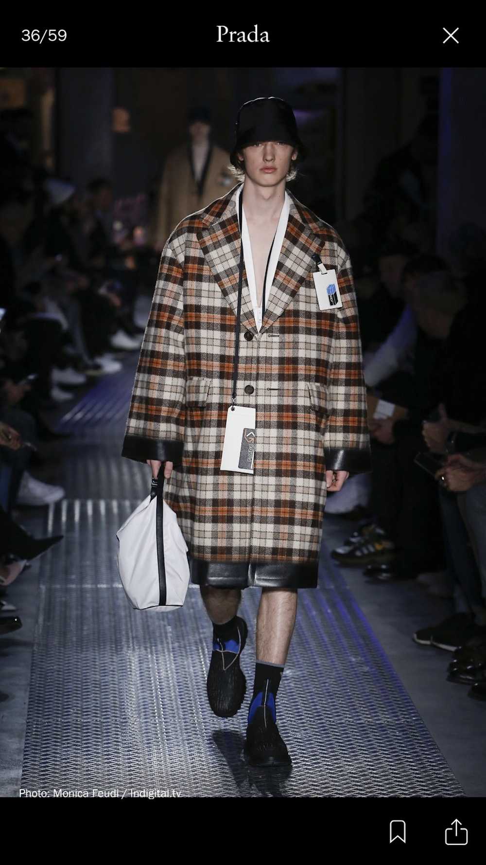 Prada Prada FW18 Runway Coat - image 2