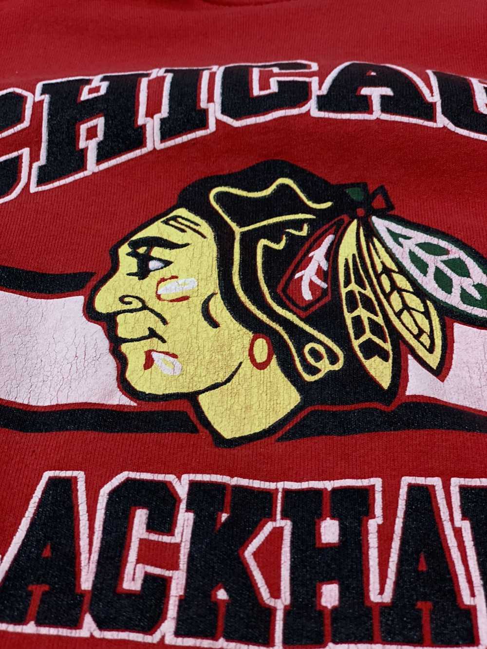 Vintage Chicago Blackhawks Vintage Sweatshirt - image 3