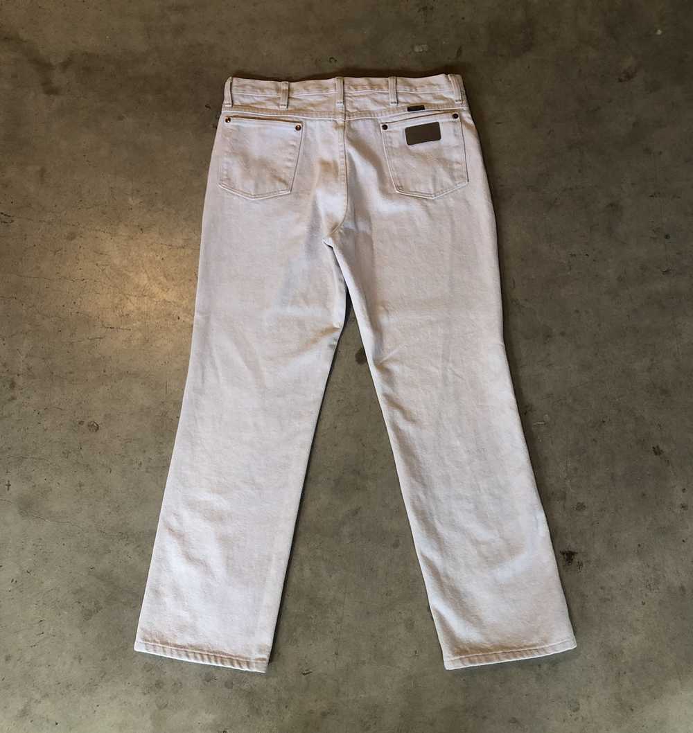 Vintage × Wrangler Stonewash Wrangler Jeans Light… - image 3