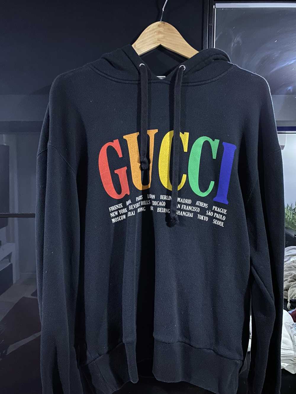 GUCCI AOP Jacquard Multi-pocket Hoodie – bigbrandcheap