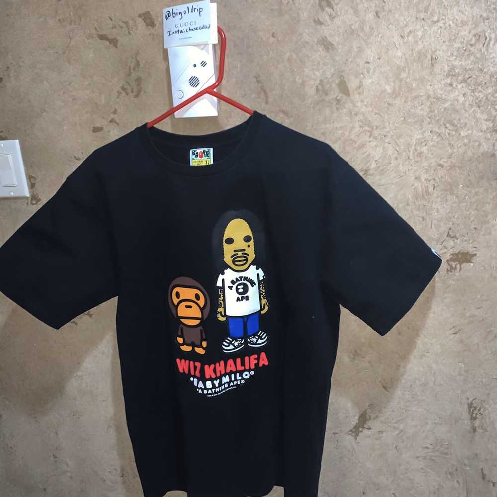 Bape × Wiz Khalifa Bape x Wiz Khalifa Baby Milo Tee - Gem