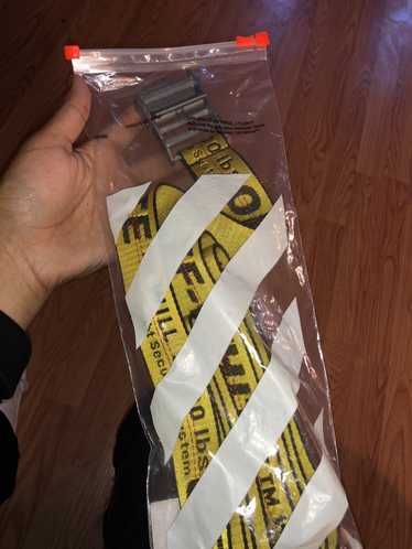 Off-White Off white industrial belt yellow