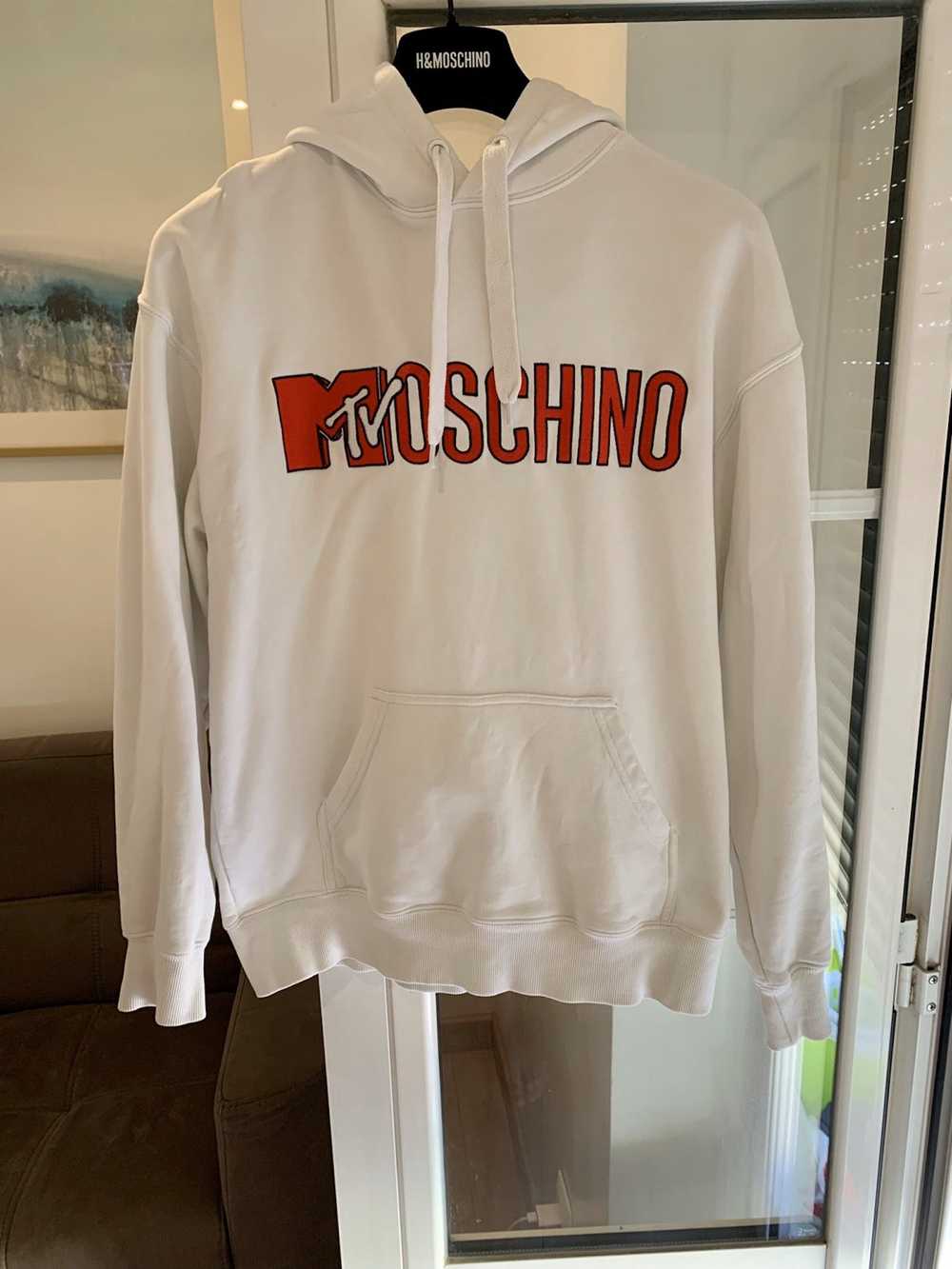 H&M × Moschino Moschino x H&M MTV White hoodie - image 1