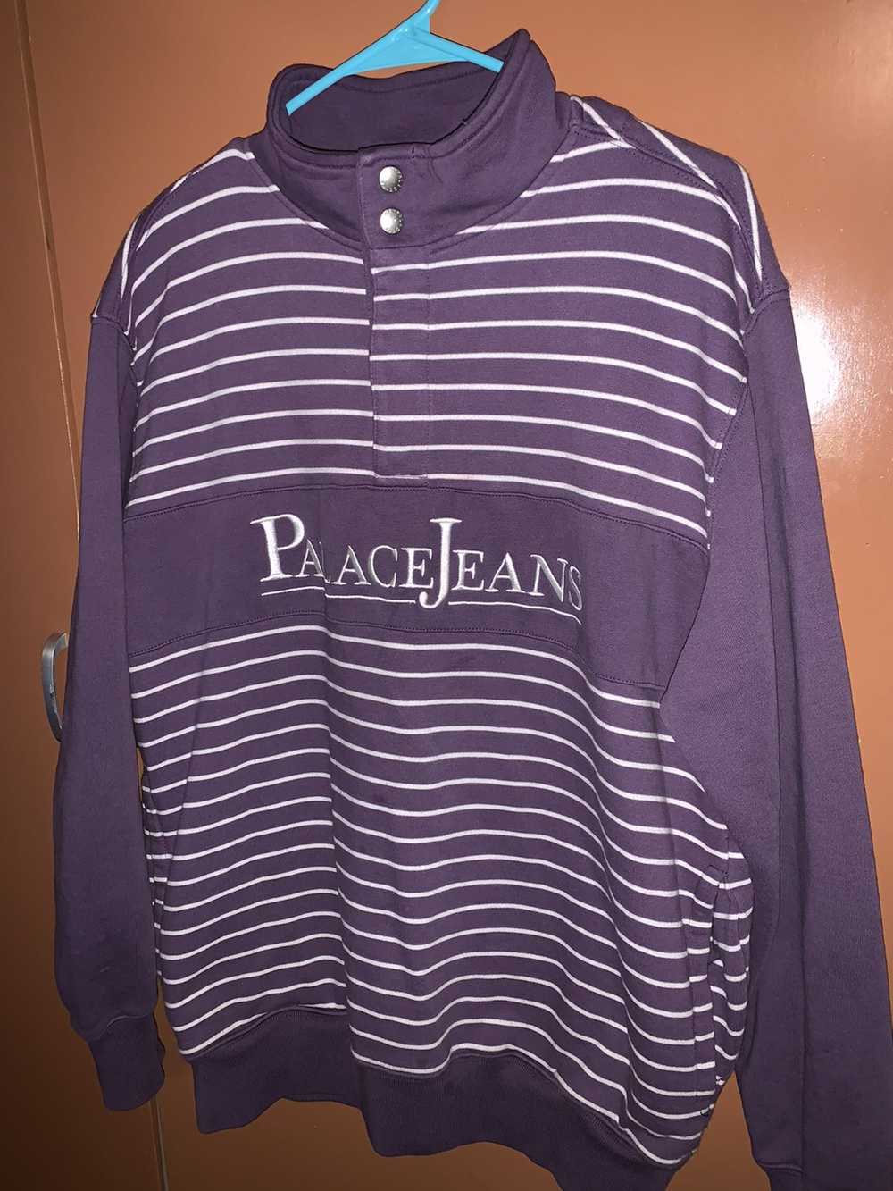 Palace Palace Jeans Stripped Sweatshirt - image 1