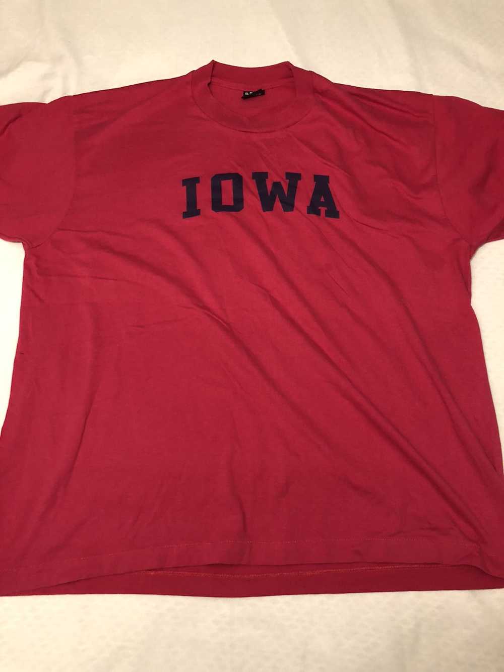  FanPrint Iowa Hawkeyes T-Shirt - Best Dad Ever State