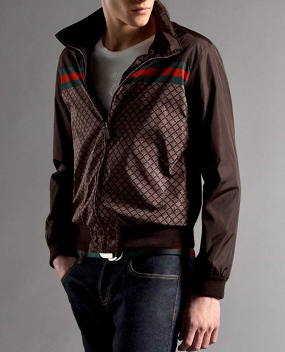 Gucci Fall 2011 Gucci Diamante Track Jacket, Brown - image 9