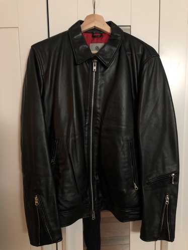 Nano Universe Nano Black Leather Jacket