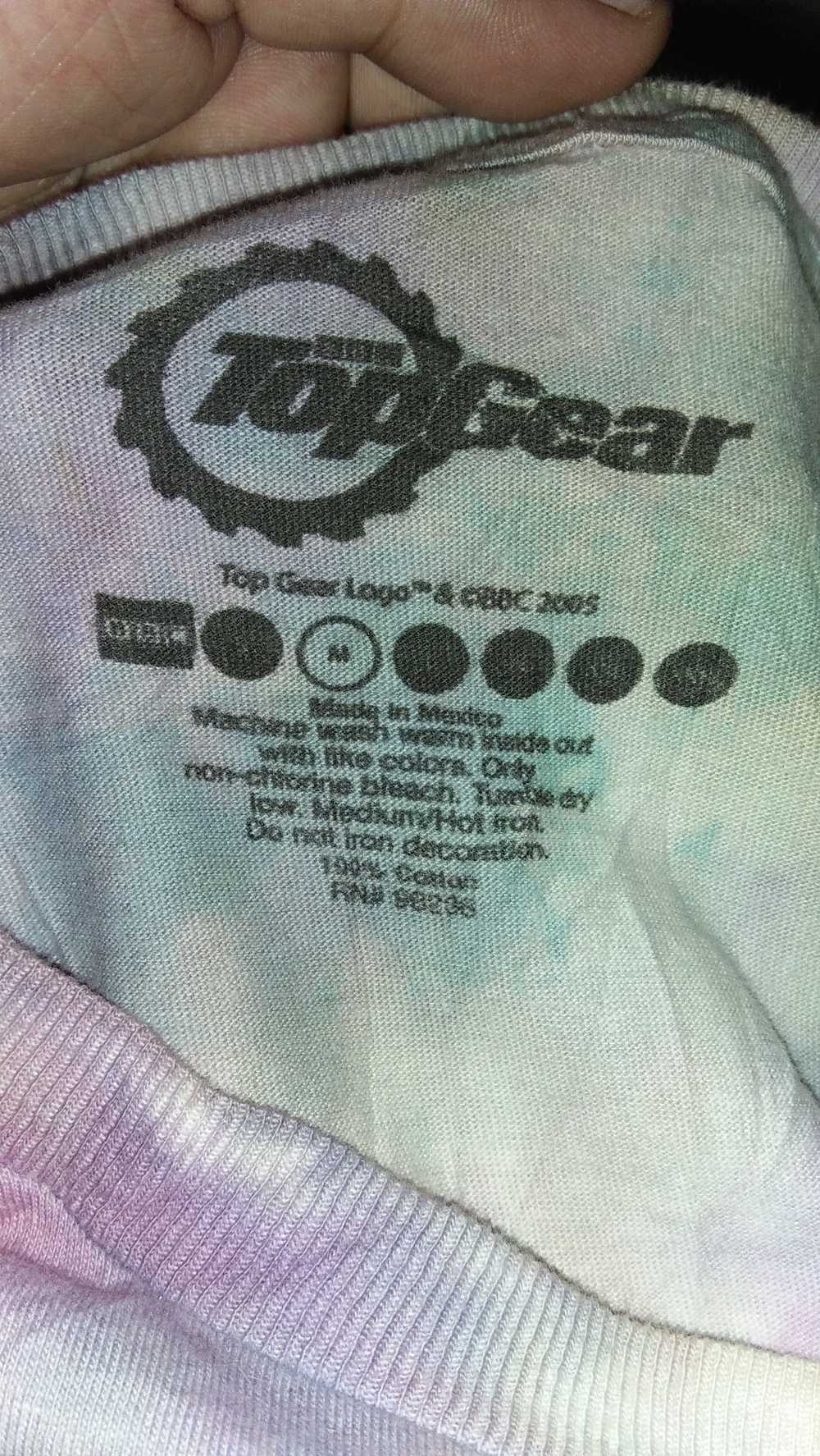 Custom × Rap Tees Top Gear Tye Die t shirt - image 5