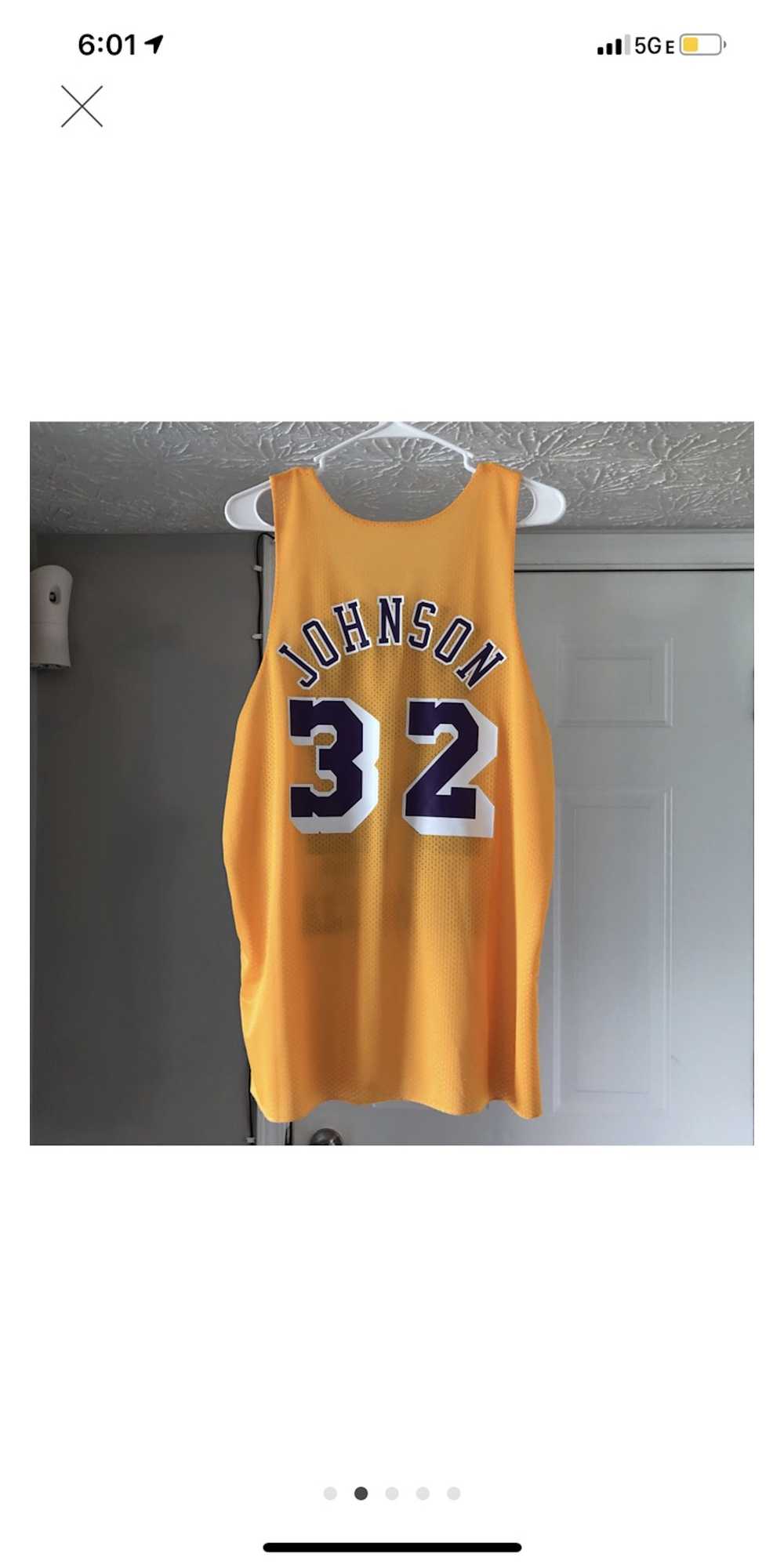 Mitchell & Ness Lakers Magic Johnson reversible M… - image 2