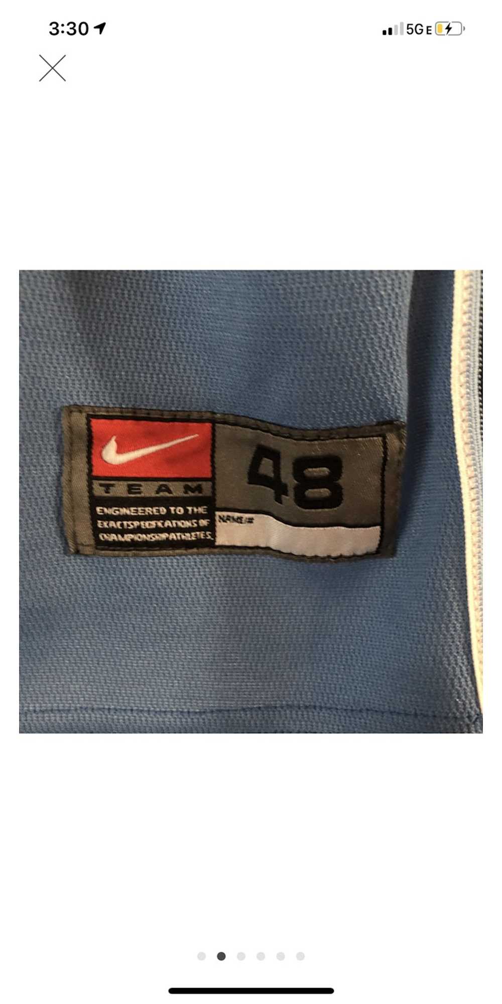Nike Jordan North Carolina collage Jersey - image 3