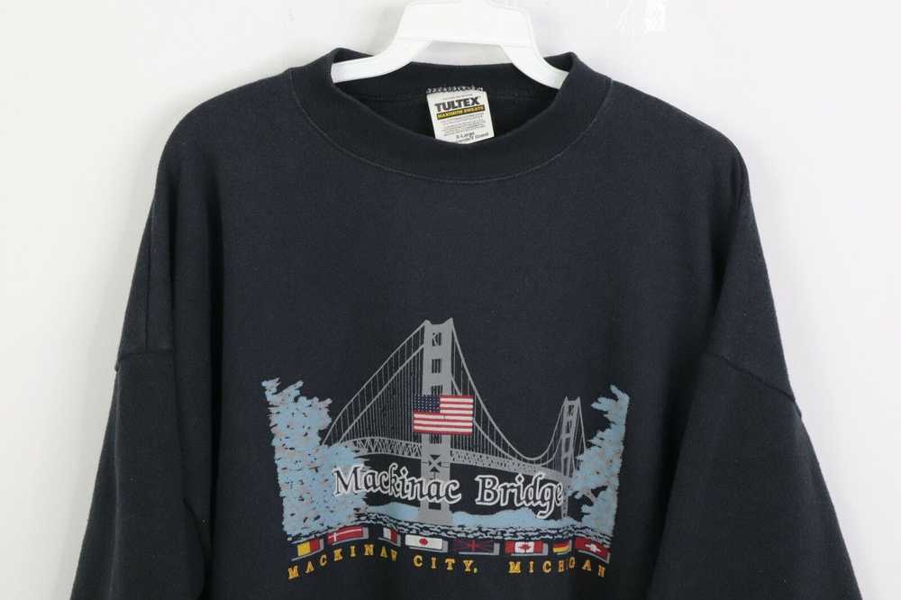 Vintage Vintage 90s Mens XL Mackinac Bridge Sweat… - image 2