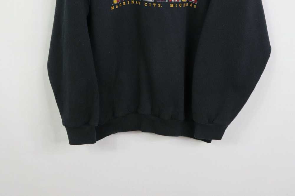 Vintage Vintage 90s Mens XL Mackinac Bridge Sweat… - image 3