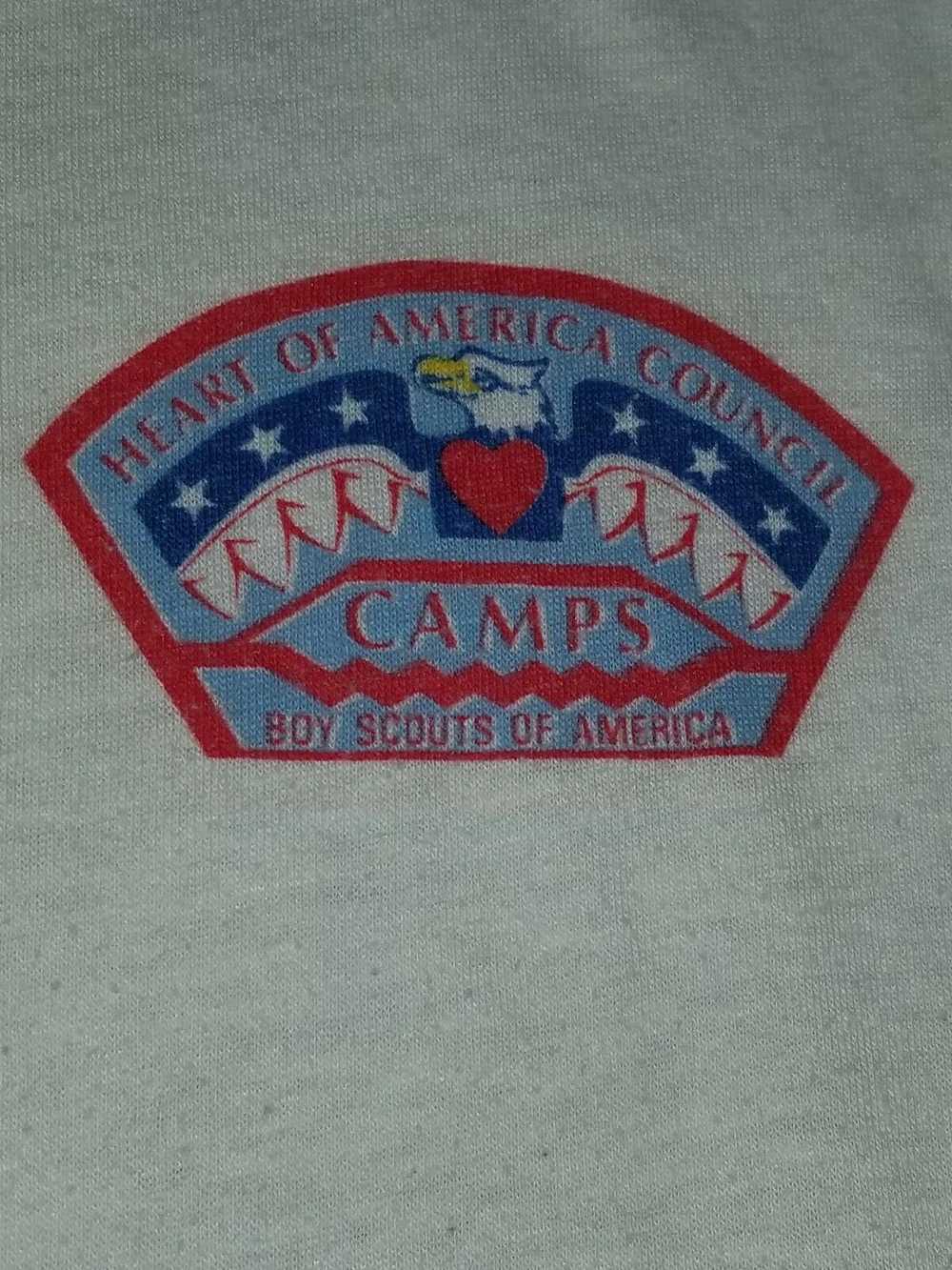 Vintage VTG 80s BOY SCOUTS of America BSA single … - image 1