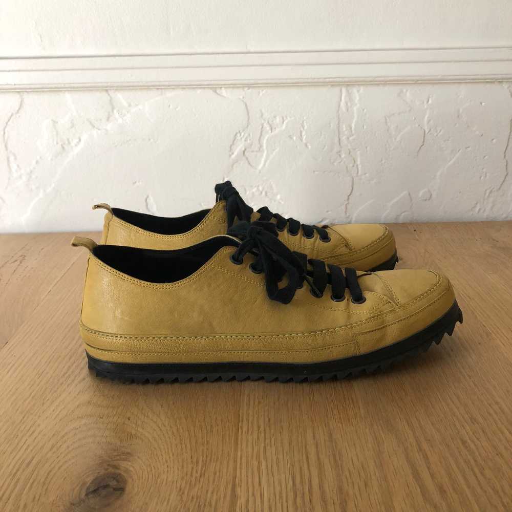 Ann Demeulemeester Scamosciatio Low Top Yellow Le… - image 7