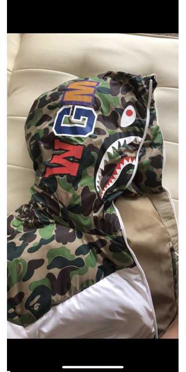 Adidas × Bape Adidas ABC Camo Firebird Shark Puffe