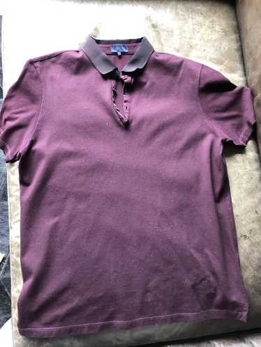 Lanvin Lanvin GROSGRAIN COLLAR POLO SHIRT