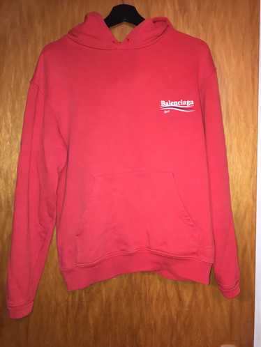 Balenciaga Balenciaga Red campaign logo Pullover