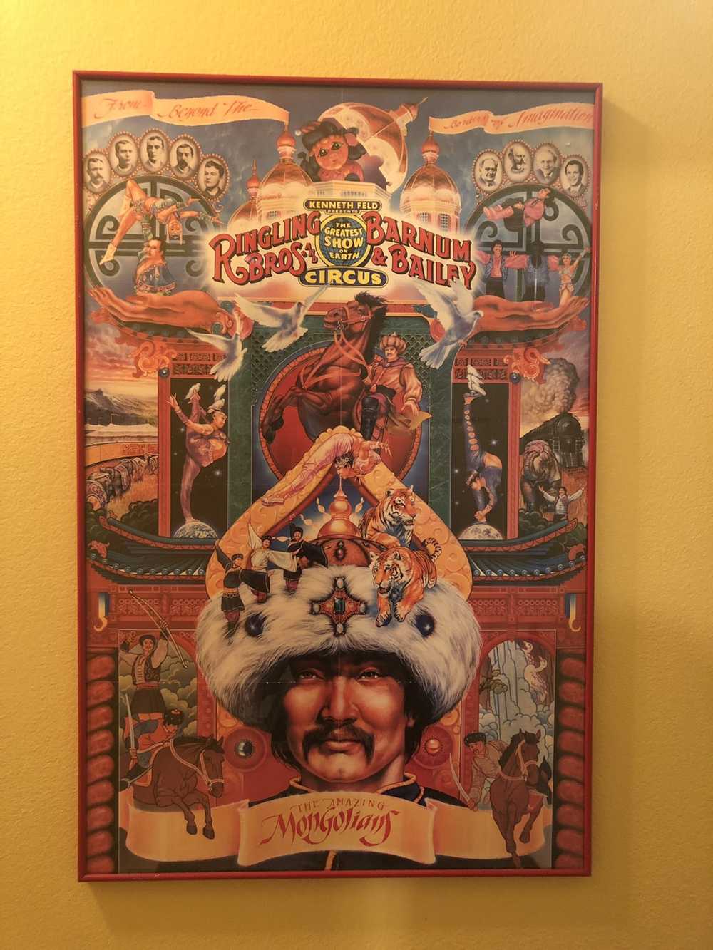 The Old Circus Vintage 1993 Ringling bros poster - image 2